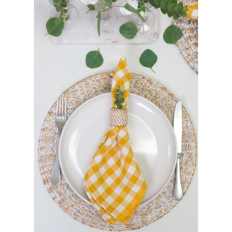 Alessandro Linen Square Napkins, Sky