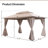 Lausaint Home 10'x13' Steel Patio Gazebo-103591282