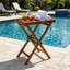 Table d’appoint en bois massif Cecilia