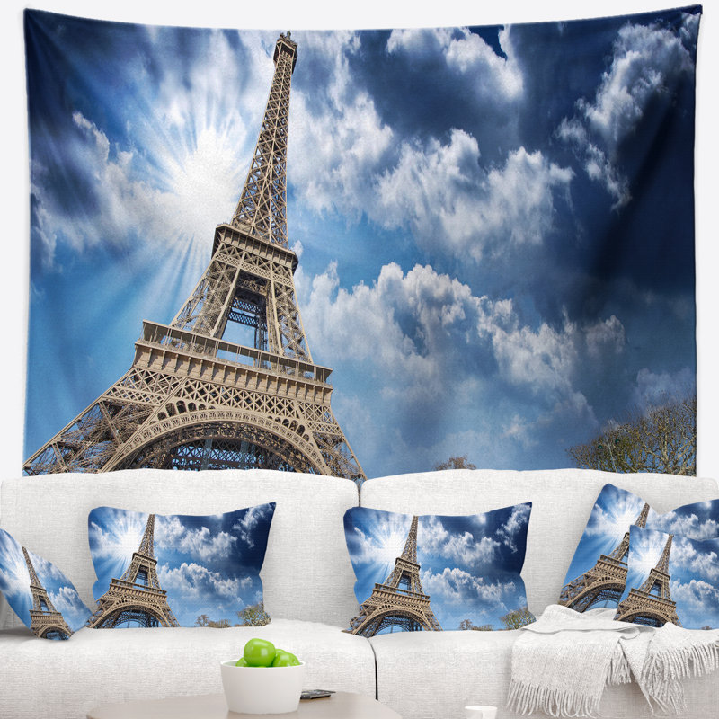 Tapisserie ciel de couleur horizon, H 32 po x l 39 po