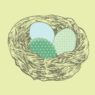 Rejoice Nest - Wrapped Canvas Print