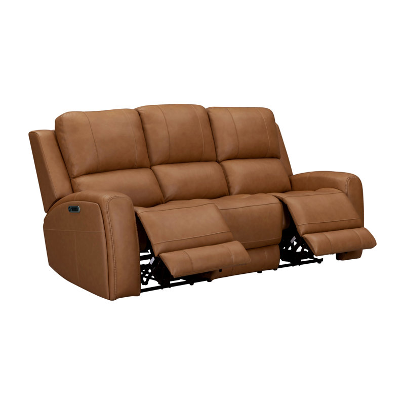 Canapé inclinable électrique Abarca P3, Lyrique caramel