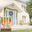 Drapeau de jardin de Pâques Welcome
