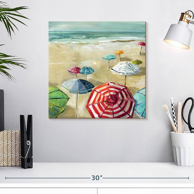 Plage de parasol Kerner II, H 16 po x l 16 po
