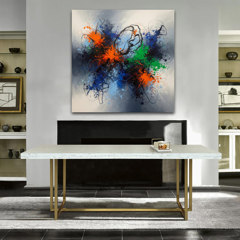 Synaptic Storm, 24" H x 24" W