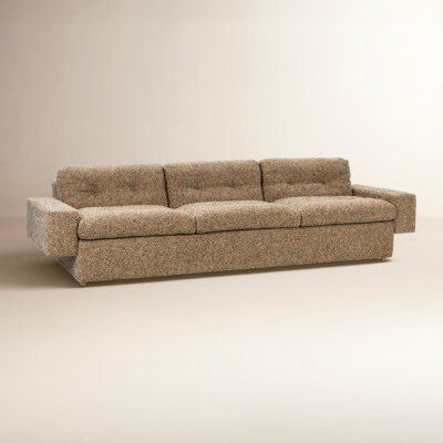 Lucca 117" Tufted Upholstered Sofa