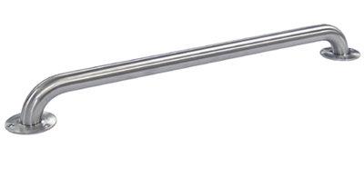 Barre d’appui décorative 48" avec vis cachée en nickel satin