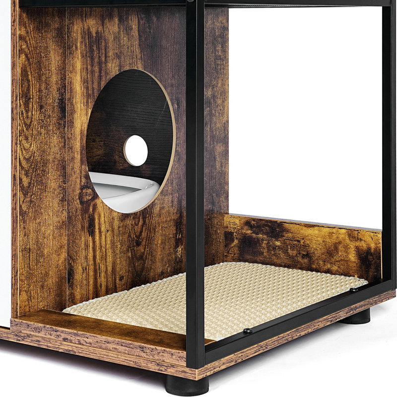 Enceinte de litière, meubles de litière pour chat, bacs à litière fermés, armoire à meubles pour chat