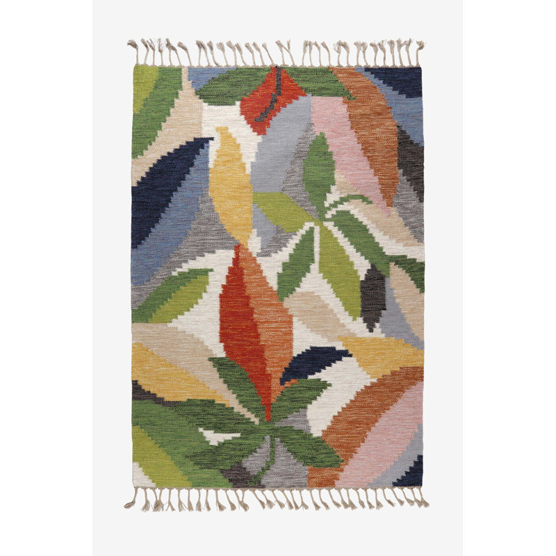 Demecia Wool Hand Woven Area Rug, Rectangle 200 x 290cm