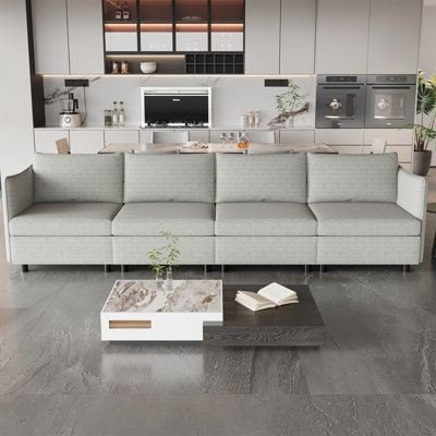 Canapé modulaire 4 pièces Bryoni