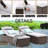 Hedgevale Outdoor Chaise Lounge with Table , Cushion Included-1533078778