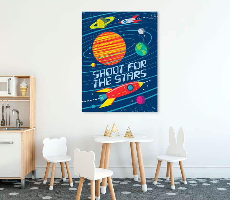 Shoot for the Stars, art sur toile, H 24 po x L 18 po x l 1,25 po