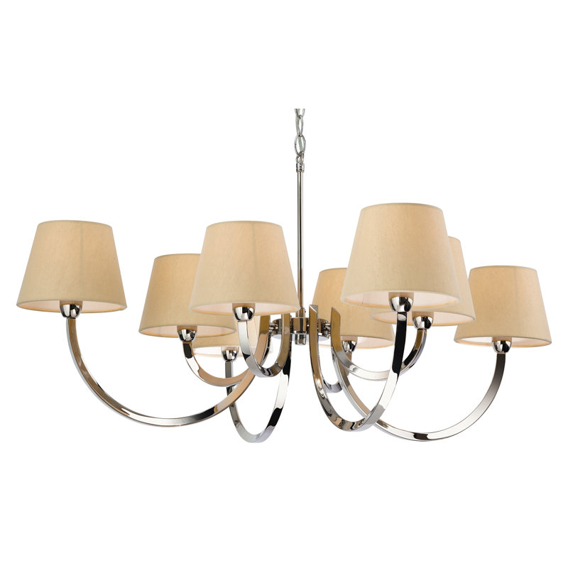 Fairmont 8 - Light Shaded Chandelier