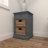 Abdelrauof Wood 2 Seagrass Basket and 1 Drawer Storage Unit-1135141250