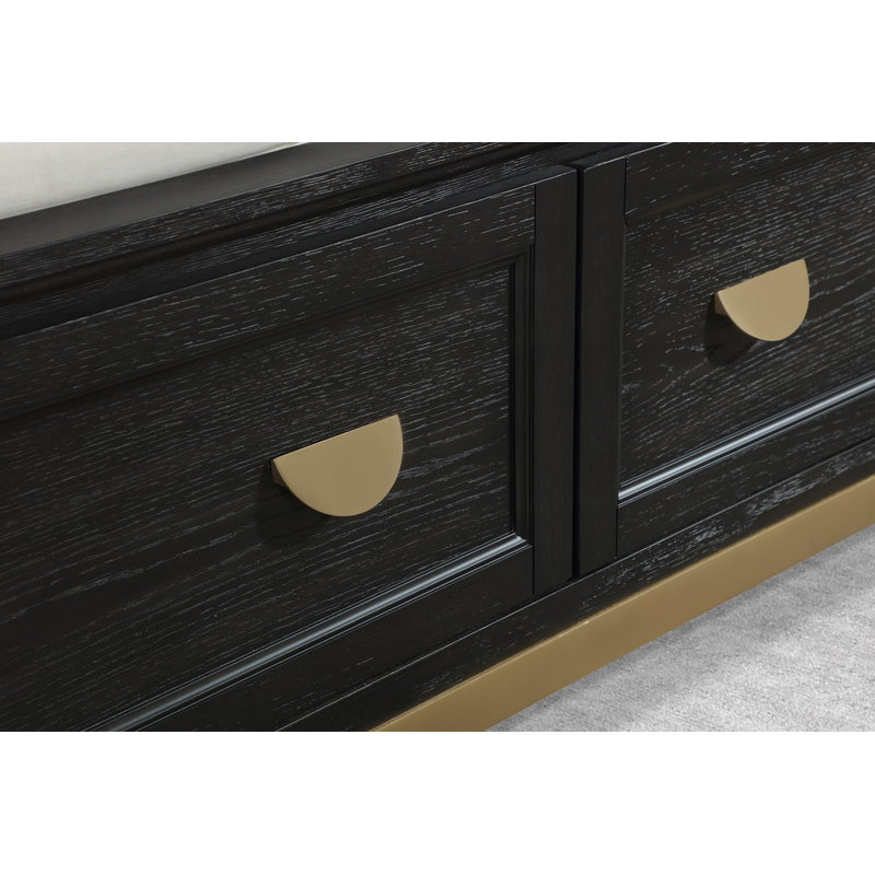 Black/Gold Dresser