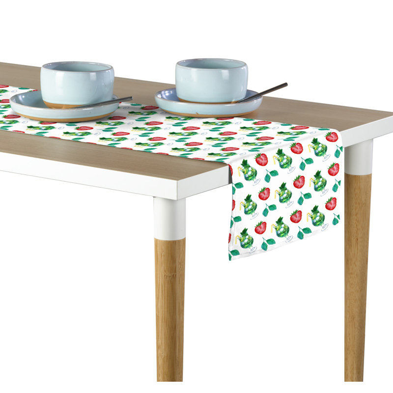 Corenda Geometric Table Runner, 72" x 12"