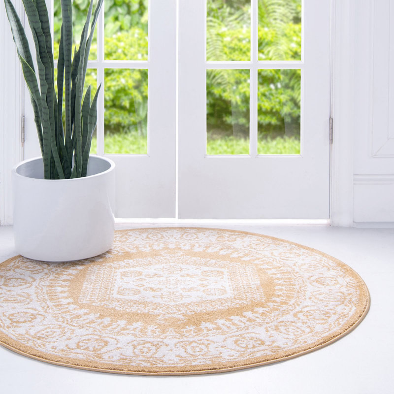 Ulla Oriental Indoor Rug, Round 8'