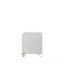 Table de chevet finition perle blanche