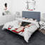 «Woman Legs In Red Heel Stilettos I» - Ensemble de housse de couette moderne - Microfibre de polyester-66397159