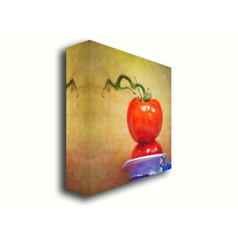 Tomate - Tomahto par Hal Halli. Toile giclée sur toile tendue avec cadre flottant, Toile tendue, Ne s’applique pas
