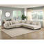 Chaise sans accoudoirs 1pc avec revêtement en velours côtelé beige et structure robuste en contreplaqué-484241364-484241365