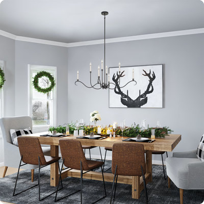 8 - Light Dimmable Classic / Traditional Chandelier