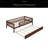 Twin Size Wood Daybed With Trundle And Fence Guardrails-371392714