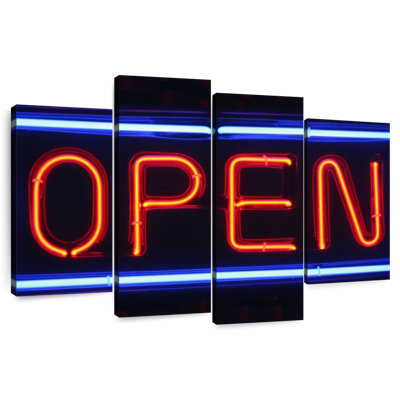 Kema Open Neon Wall Sign