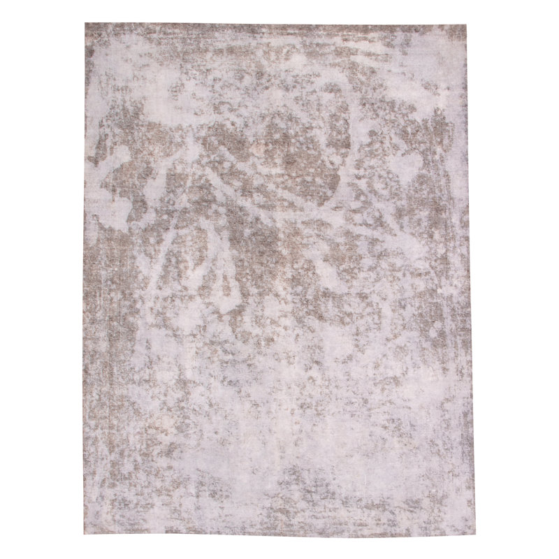 Tapis unique en laine noué à la main gris nouvel âge 8 pi 9 po x 11 pi 7 po Rodesta