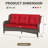 Magline 72.83'' Wicker Outdoor Patio Sofa-632576862