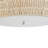 Bernan Boho Bamboo Flush Mount Ceiling Light
