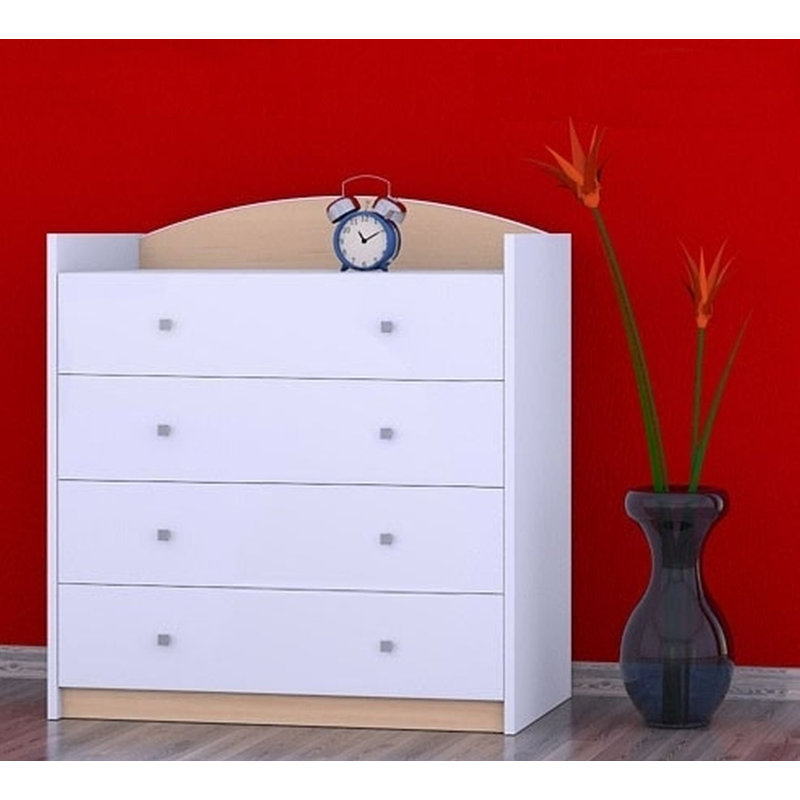 Nicklas 4 Drawer Chest, Beige