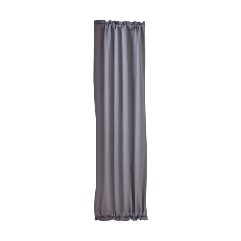 Kbndieu High-Precision Solid Color French Door Window Curtains Rod-Pocket for Sliding for Window and Doors