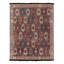 Caucasian Rug In Gray, Red & Blue Geometric Pattern By Rug & Kilim-2072738992