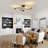 3-Light Semi Flush Mount Ceiling Light