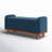 Luker 46.2" W Upholstered Tufted Storage Bench with Solid Wood Legs-2051996004