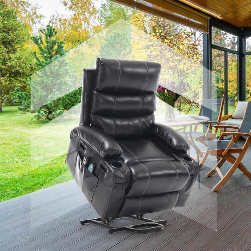 Fauteuil inclinable électrique Vayun, Noir