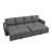 Anureet Honbay Modular Sleeper Sectional Sofa Couch U-Shaped Sofa Bed-115354309