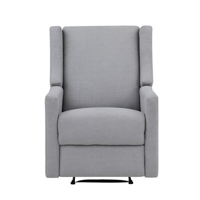 Pronto Power Recliner Oyster Gray Fabric