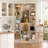 39" × 39" Large Corner Closet System With 12 Shelves & 2 Hanging Rods-91813206