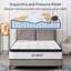 Matelas hybride 12 po avec mousse à mémoire de forme et ressorts ensachés individuellement-829945076