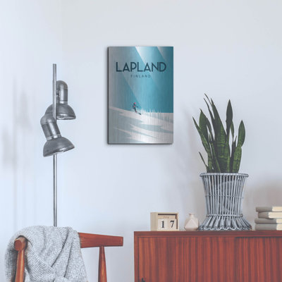 Art mural en métal Ebern Designs «Lapland» par Omar Escalante