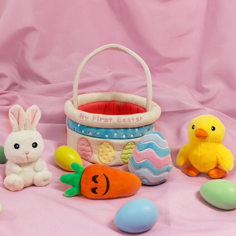 https://assets.wfcdn.com/im/35934762/resize-h755-w755%5Ecompr-r85/1456/145674608/Ivenf+My+First+Easter+Basket+Playset%2C+5Ct+Stuffed+Plush+Bunny+Chick+Carrot+Egg+For+Baby+Girls+Boys%2C+Easter+Theme+Party+Favors+Stuffers+Gifts%2C+Easter+Decorations+Party+Supplies.jpg