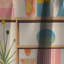 Rideau occultant rose Mid-Century ludique IV-107824019