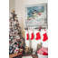 « chaleureuse christmas voeux », reproduction d’impression sur toile-25250597-40496918