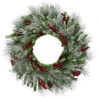 Buffalo Fir Faux 25'' Wreath