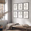 «Abstract Floral Botanical Minimalist», reproduction d'art encadrée, affiche, salle de bain, petit art mural-104784435-104784437