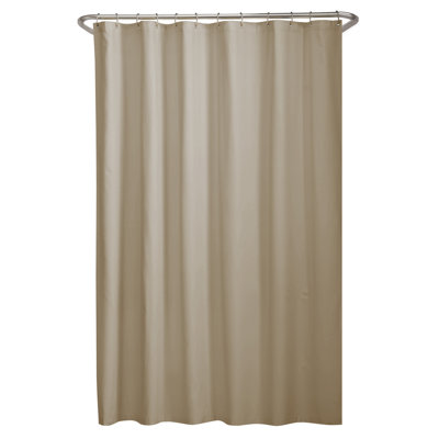 Rideau de douche simple en tissu hydrofuge