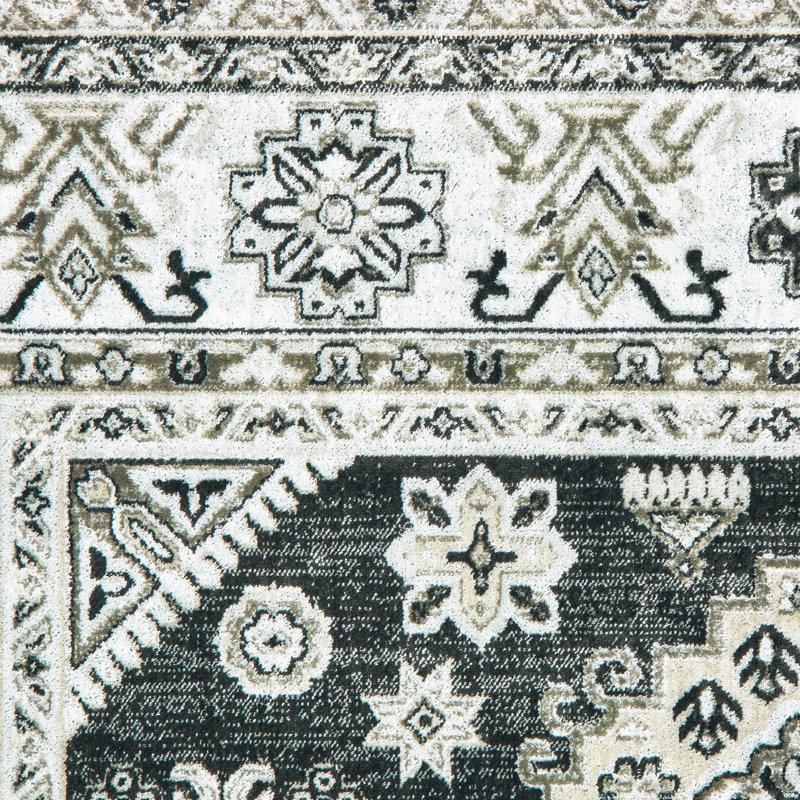 Hudson Oaks Viscose Oriental Indoor Rug, Rectangle 1'11" x 3'3"