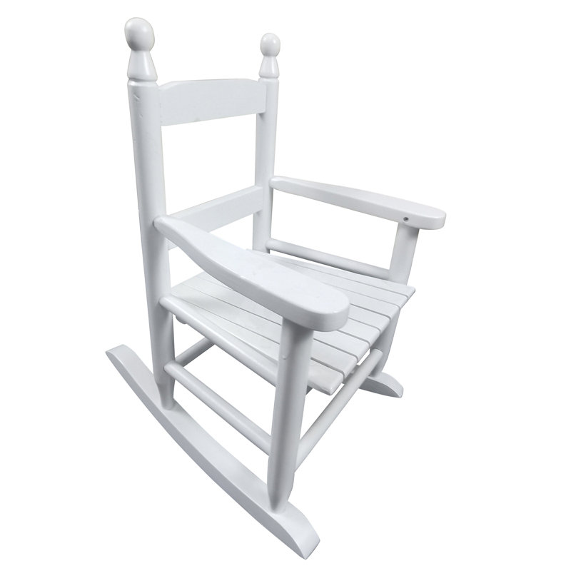 Chaise berçante pour enfants, Blanc